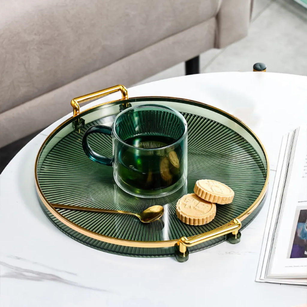 Bandeja Acrílica Redonda Minimalista