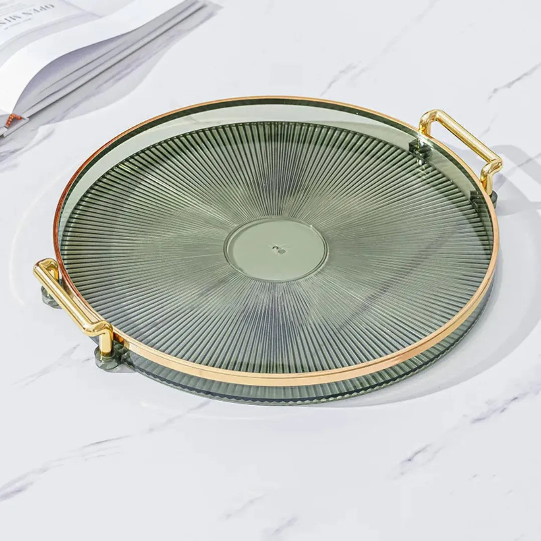 Bandeja Acrílica Redonda Minimalista