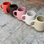 Canecas Bojudas 260ml em Porcelana  2 Peças