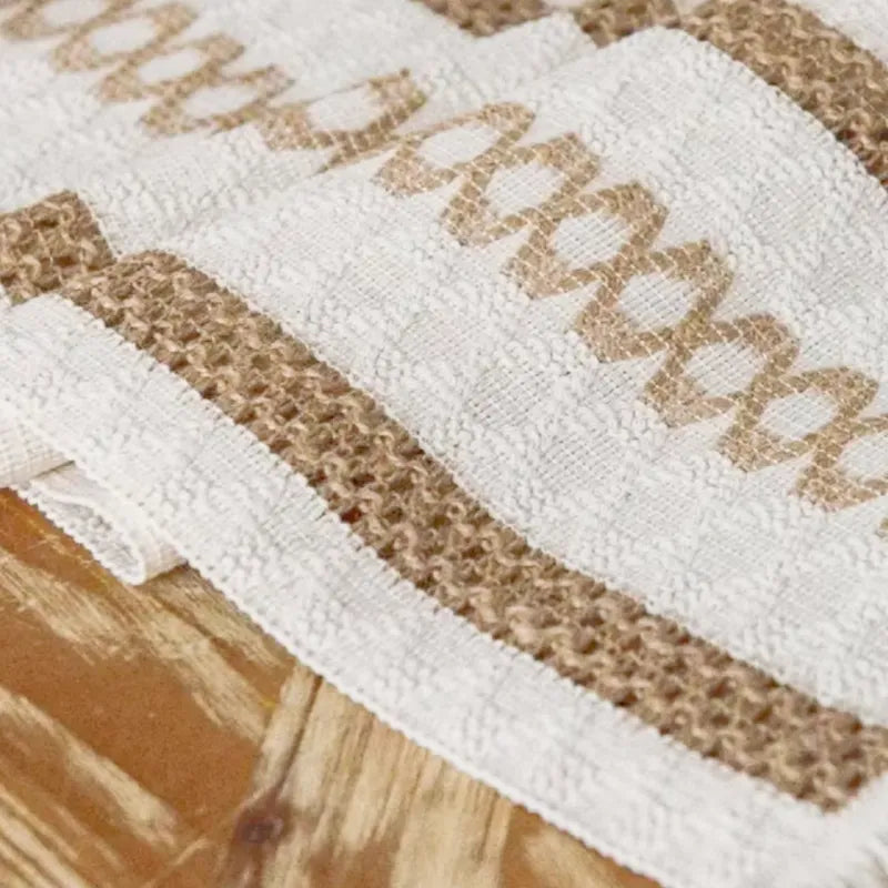 Jogo Americano Macramê Algodão Listras e Estampas