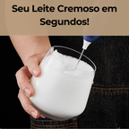 Mini Mixer Elétrico USB p/ Café, Leite, Ovos e Shakes