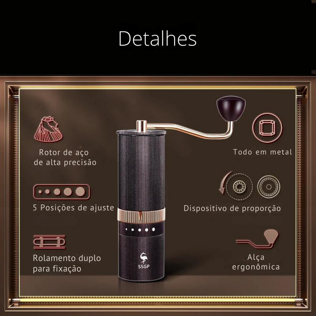 Moedor de Café Luxo