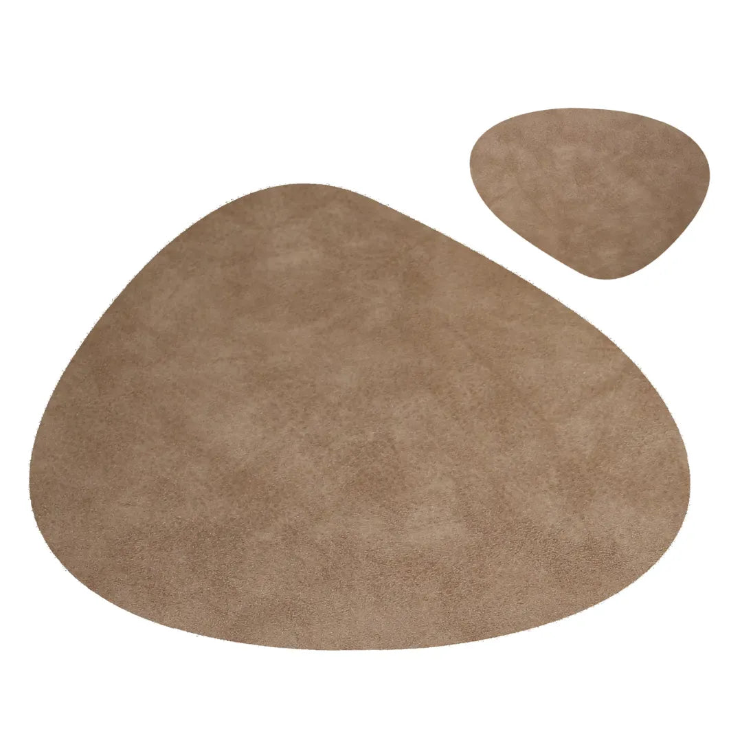 Jogo Americano Couro Sintético Luxo – Kit 6 Unidades