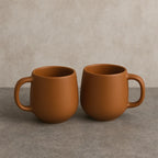 Canecas Bojudas 260ml em Porcelana  2 Peças