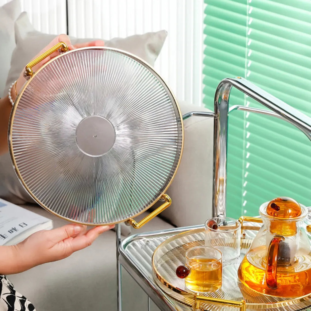 Bandeja Acrílica Redonda Minimalista