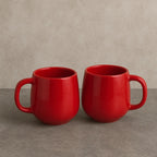 Canecas Bojudas 260ml em Porcelana  2 Peças