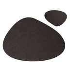 Jogo Americano Couro Sintético Luxo – Kit 6 Unidades