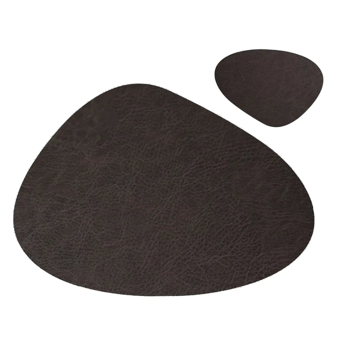 Jogo Americano Couro Sintético Luxo – Kit 6 Unidades