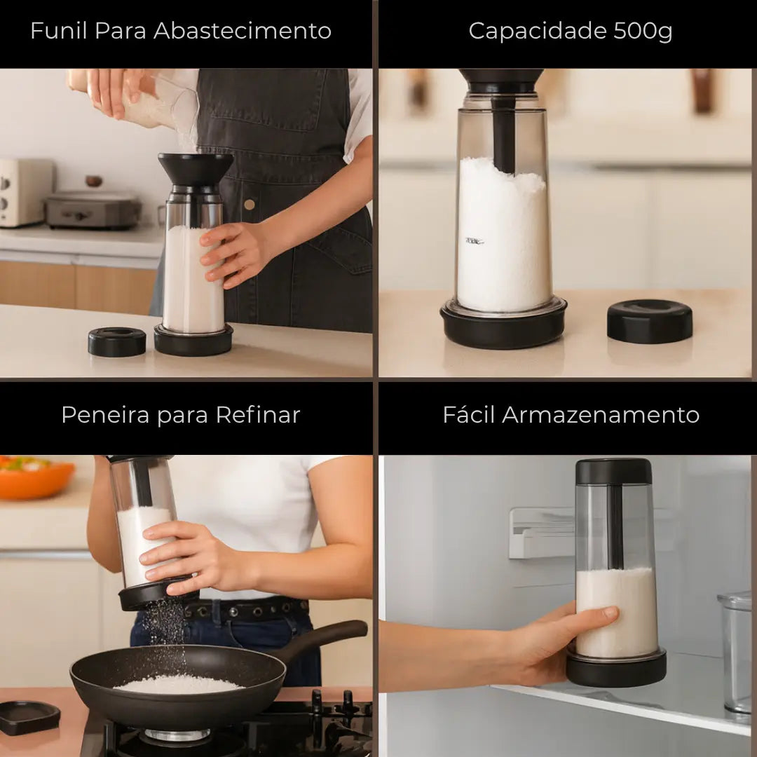 Tapioqueira com Polvilhador Embutido –