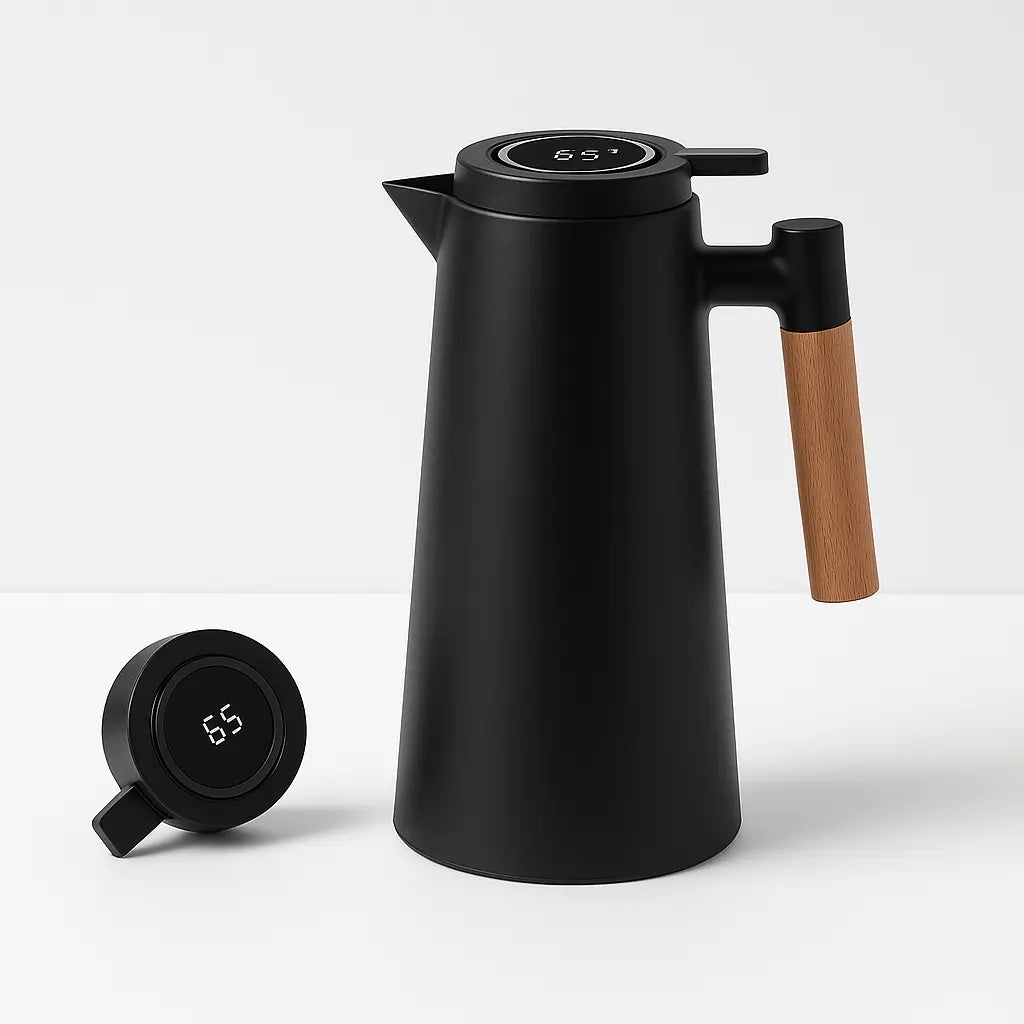 Garrafa Térmica 1 Litro com Termômetro Digital