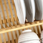 Escorredor de Louça Bambu Dobrável