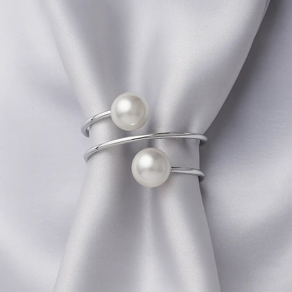 Kit Anéis de Guardanapo com Pérola