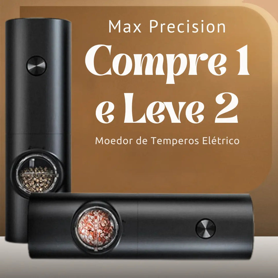 Moedor De Temperos Elétrico Max Precision™ ( PROMOÇÃO COMPRE 1 LEVE 2 )