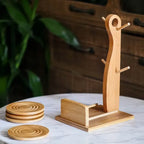 Conjunto 6 Xícaras Cerâmica com Suporte