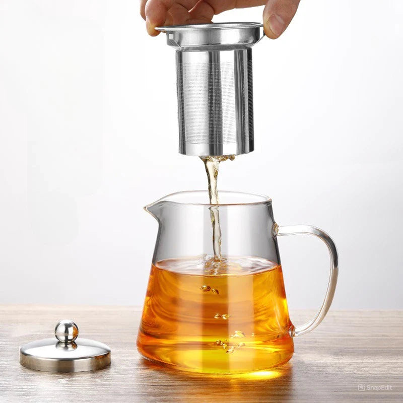 Chaleira de Vidro com Infusor De Inox 750ml