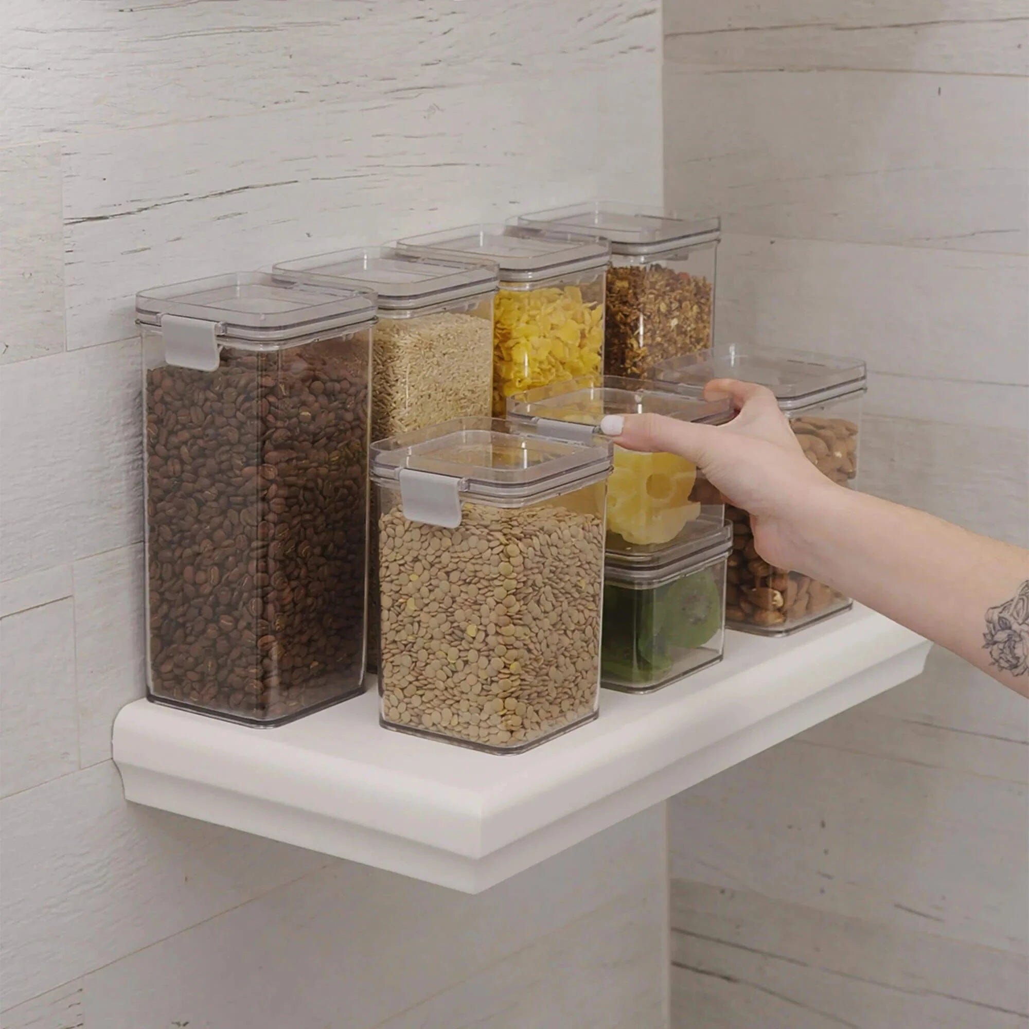 Kit 4 Potes Herméticos Multi Sortidos | Leve 4, Pague 3