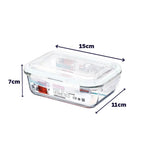 Kit 5 Potes Vidro Hermético 340ml