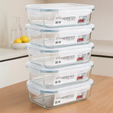 Kit 5 Potes Vidro Hermético 340ml