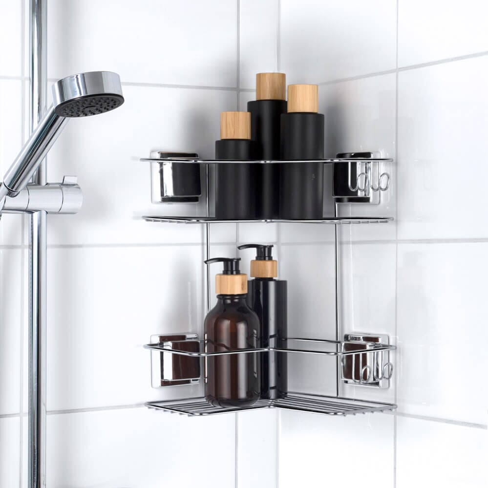 Kit para Banheiro Completo Ventosa Sem Furos 6pcs (30% Off)