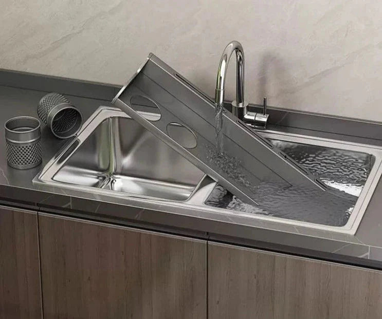 Prateleira para Cozinha Organizador de Temperos e Utensílios Aço Inoxidável