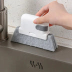 Escova de Limpeza Multiuso para Cantos de Janelas e Armários