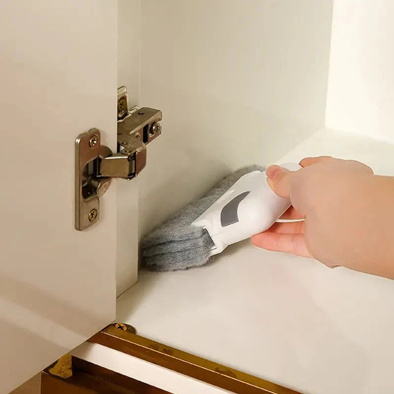 Escova de Limpeza Multiuso para Cantos de Janelas e Armários